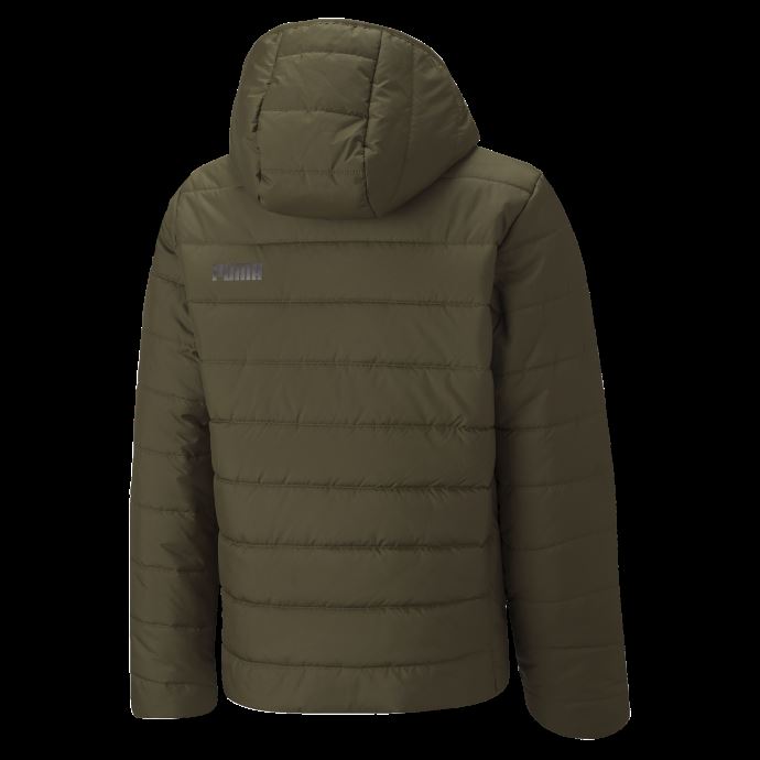 Puma Canada Deep Olive Essentials Veste Matelassée Jeunesse