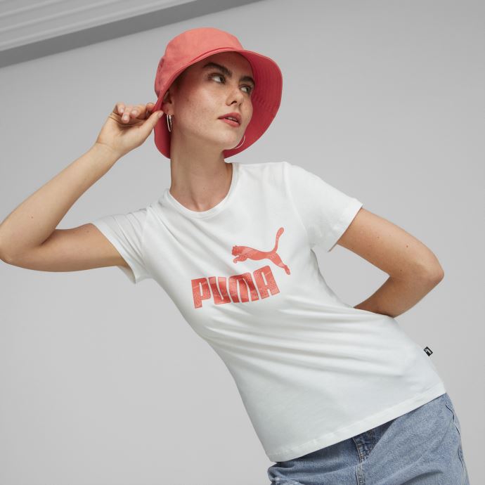 T-shirt Blanc Essentials+ Animal Logo Pour Femme Puma Canada
