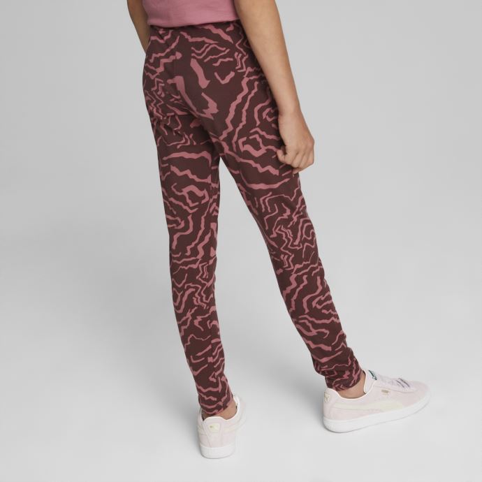 Legging Puma Canada Alpha Imprimé Jeunesse Orchidée Poussiéreuse-aop