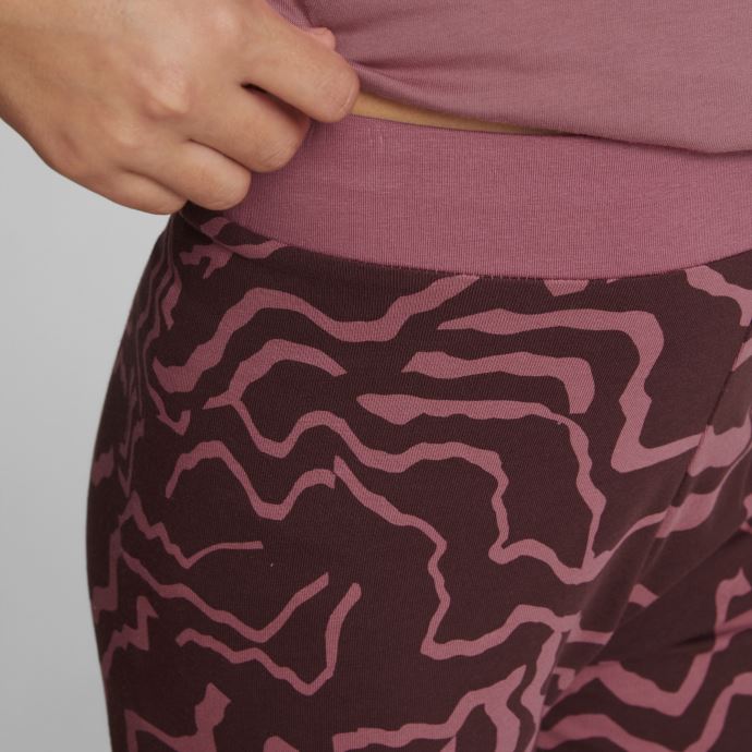 Legging Puma Canada Alpha Imprimé Jeunesse Orchidée Poussiéreuse-aop

