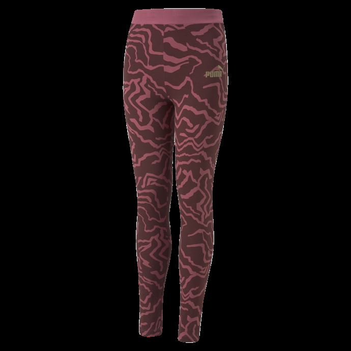 Legging Puma Canada Alpha Imprimé Jeunesse Orchidée Poussiéreuse-aop
