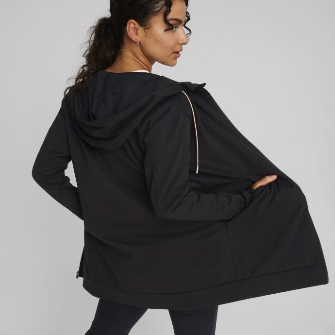 Sweat à Capuche Zippé Puma Canada Day In Motion Noir Pour Femmes