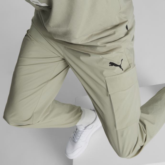 Pantalon Tissé Open Road Gris Caillou Hommes Puma Canada