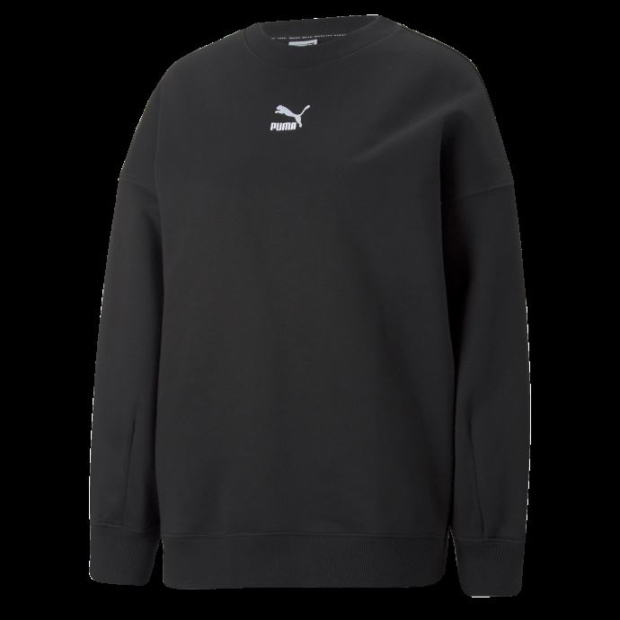 Sweat Classique Surdimensionné Ras Du Cou Femme Puma Canada Noir
