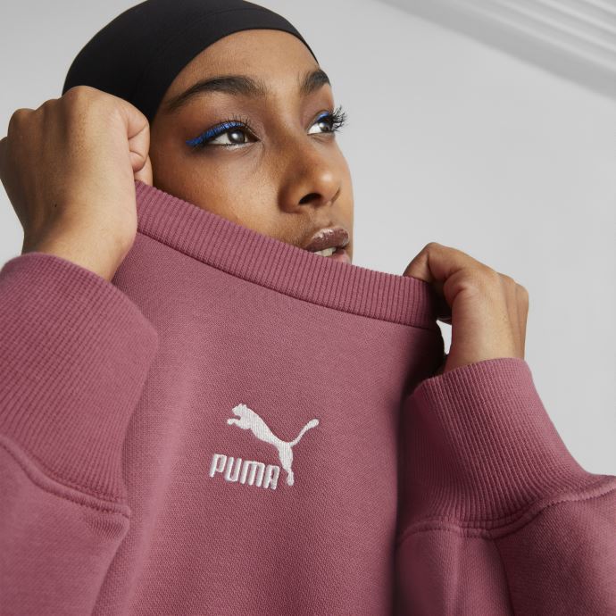 Sweat Classique à Col Ras Du Cou Surdimensionné Femme Puma Canada
