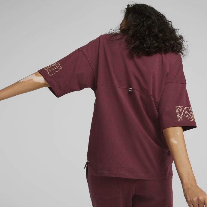 Power Deco Glam Tee Femme Puma Canada Aubergine