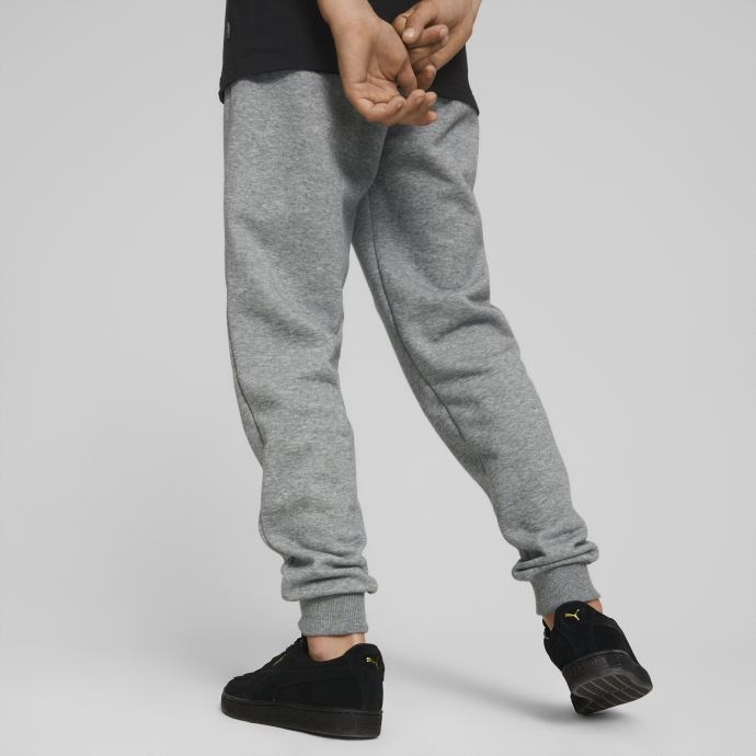 Pantalon De Survêtement Essentials+ Logo Enfant Puma Canada Gris Moyen Chiné