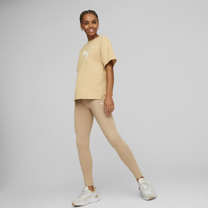 Puma Canada Her Tee Femmes Poussiéreux Bronzage