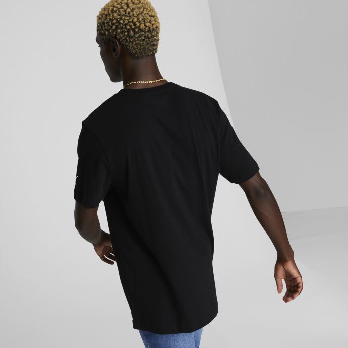 T-shirt Logo Coup De Pinceau Noir Pour Hommes Puma Canada
