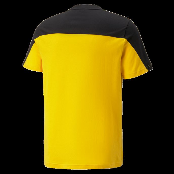 Puma Canada Tangerine-noir Autour Du Bloc T-shirt Hommes