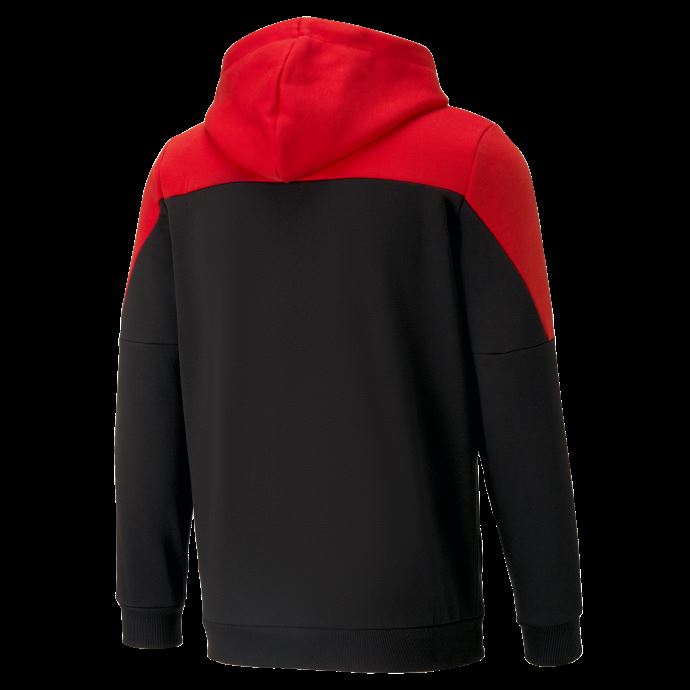 Noir-haut Risque Rouge Puma Canada Autour Du Bloc Sweat à Capuche Zippé Hommes