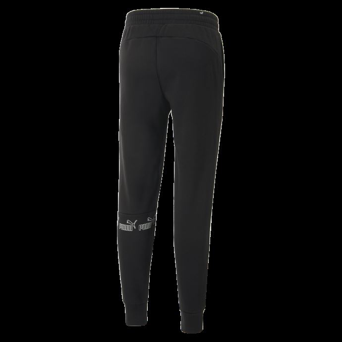 Puma Canada Noir-blanc Autour Du Bloc Polaire Pantalon Hommes
