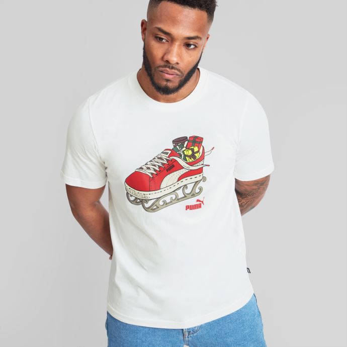 T-shirt De Noel Blanc Puma Canada
