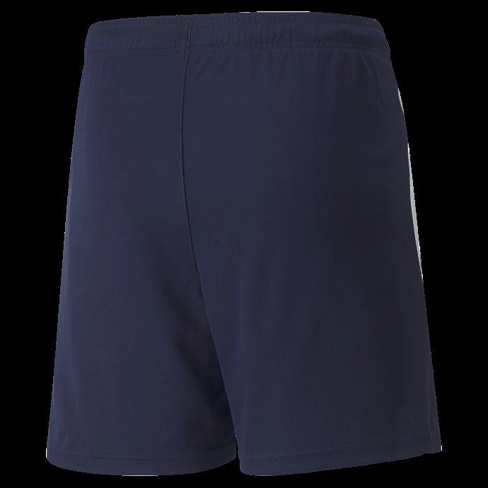 Short De Football Junior Teamliga Puma Canada Peacoat-blanc