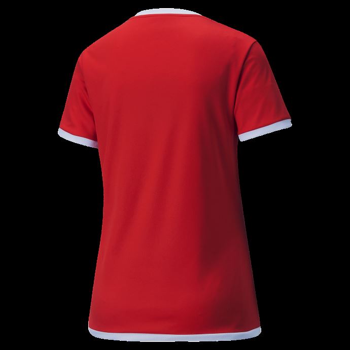 Maillot De Football Puma Canada Teamliga Rouge-blanc Pour Femme