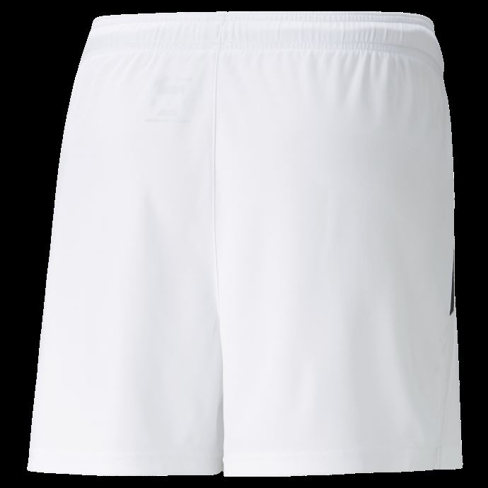 Short De Foot Teamliga Femme Puma Canada Blanc-noir