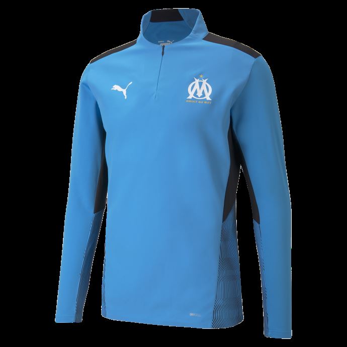 Haut De Football Puma Canada Om Pro Training Pour Homme Bleu Azur-noir