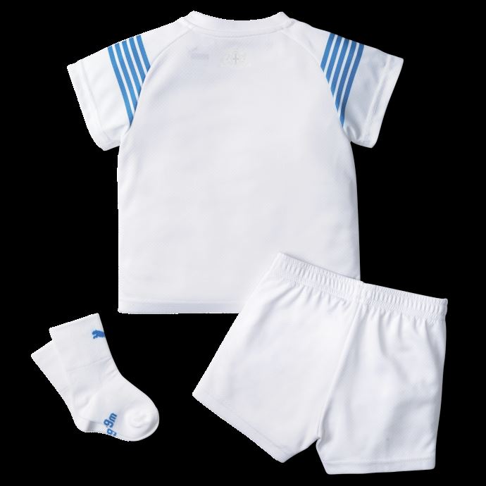Ensemble De Football Puma Canada Om Home Pour Bébé Blanc-bleu Azur