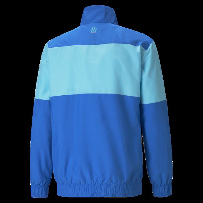 Veste De Football Puma Canada Om Prematch Bleu électrique Bleu Limonade Pour Homme