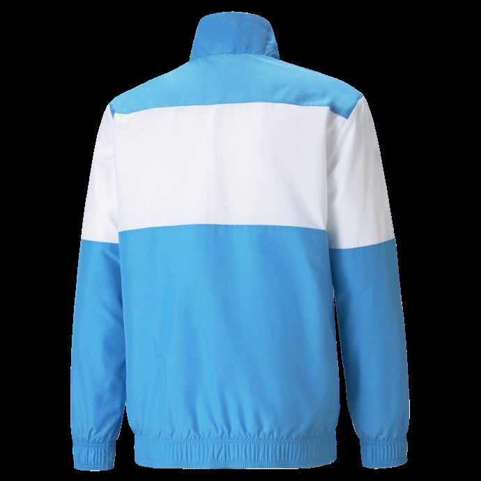 Veste De Football Prematch Om Homme Bleu Azur-blanc Puma Canada