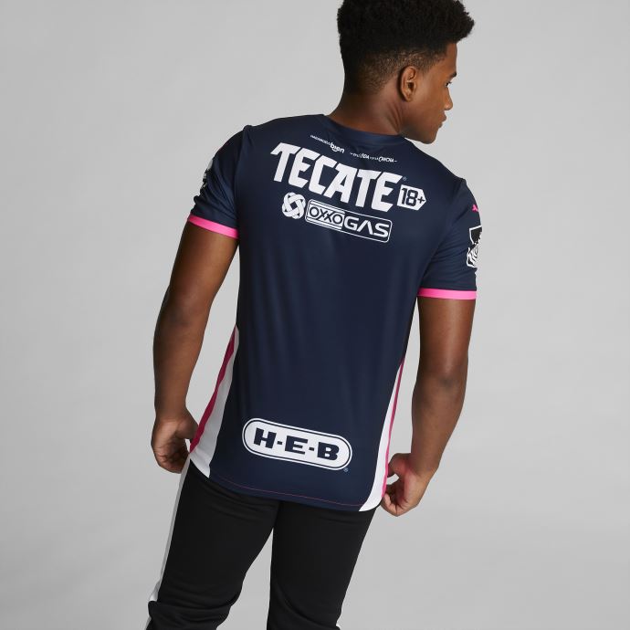 Puma Canada Nouvelle Marine C. F. Maillot Réplica Homme Monterrey '21-'22 Rose