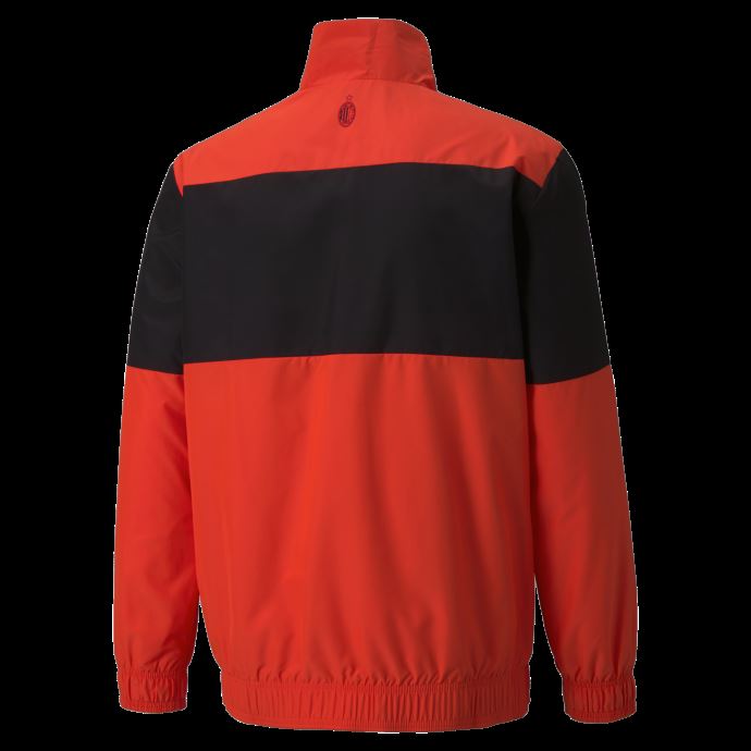 Puma Canada Red Blast-black Veste De Football D'avant-match Ac Milan Pour Homme