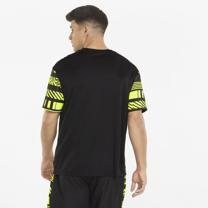 Maillot Puma Canada Bvb Ftblheritage Pour Hommes Noir-jaune De Sécurité