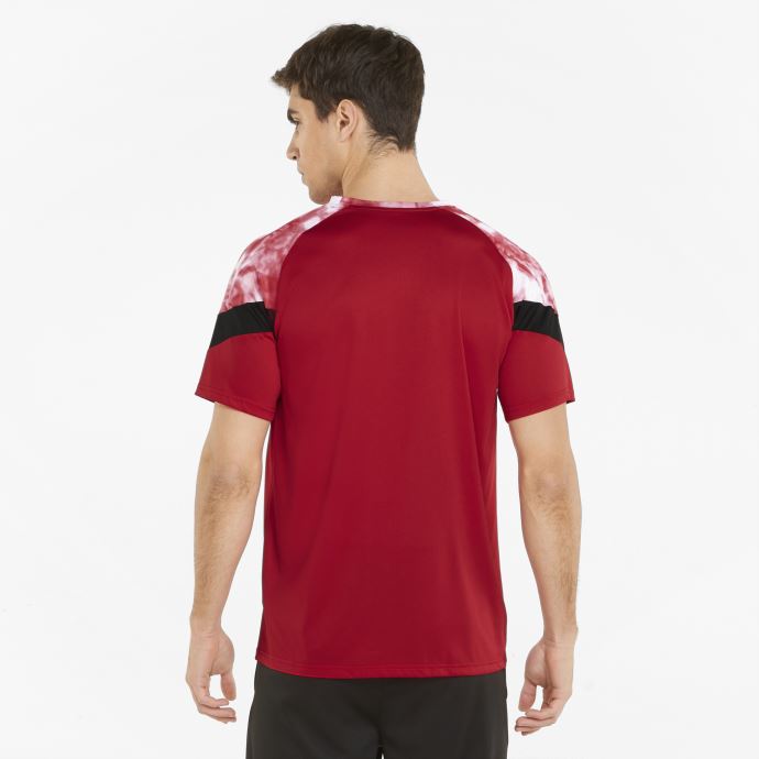 Puma Canada Tango Rouge-noir Acm Iconique Mcs T-shirt De Football Pour Hommes