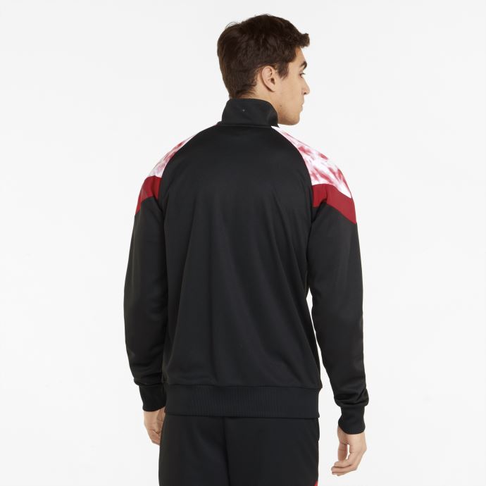 Veste De Survêtement De Football Acm Iconique Mcs Pour Homme Noir-rouge Tango Puma Canada