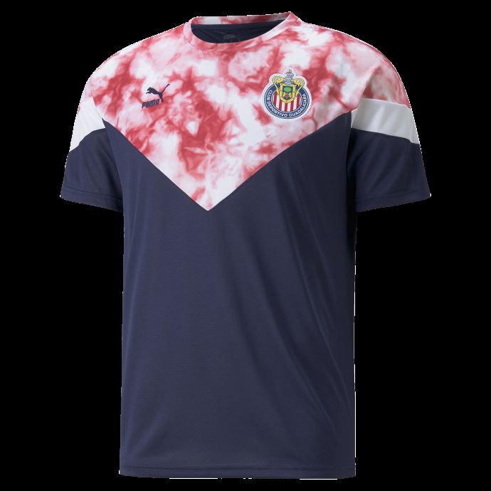 Puma Canada Chivas Iconique Mcs T-shirt De Football Pour Hommes Chili Pepper-peacoat
