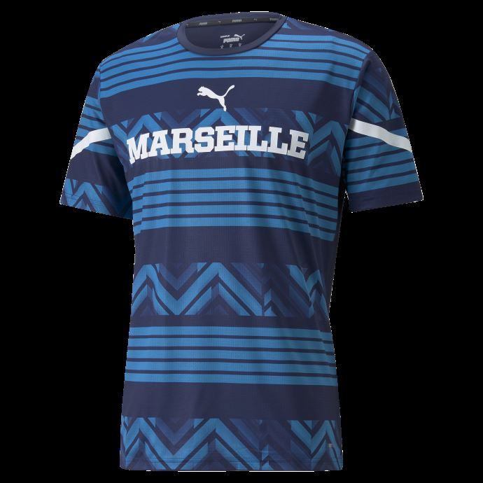 Maillot Puma Canada Om Prematch Peacoat-blanc Pour Homme
