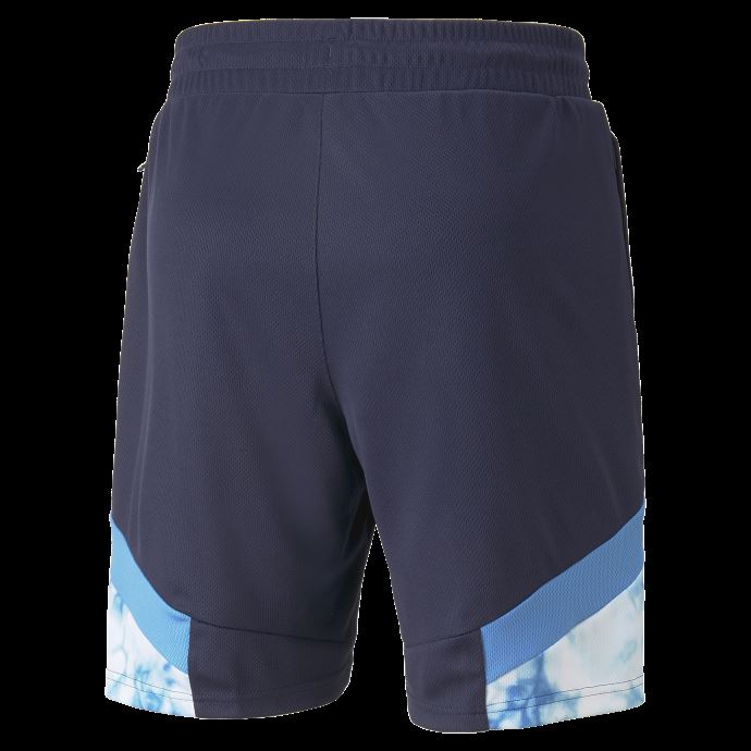 Puma Canada Om Iconique Mcs Mesh Short De Football Pour Homme Peacoat-blanc