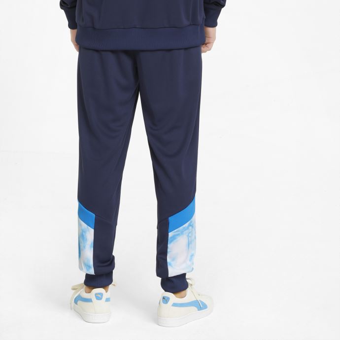 Pantalon De Survêtement De Football Puma Canada Om Iconique Mcs Mesh Pour Homme Blanc Caban