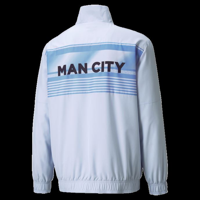 Puma Canada Man City Prematch Veste De Football Pour Hommes Heather-peacoat
