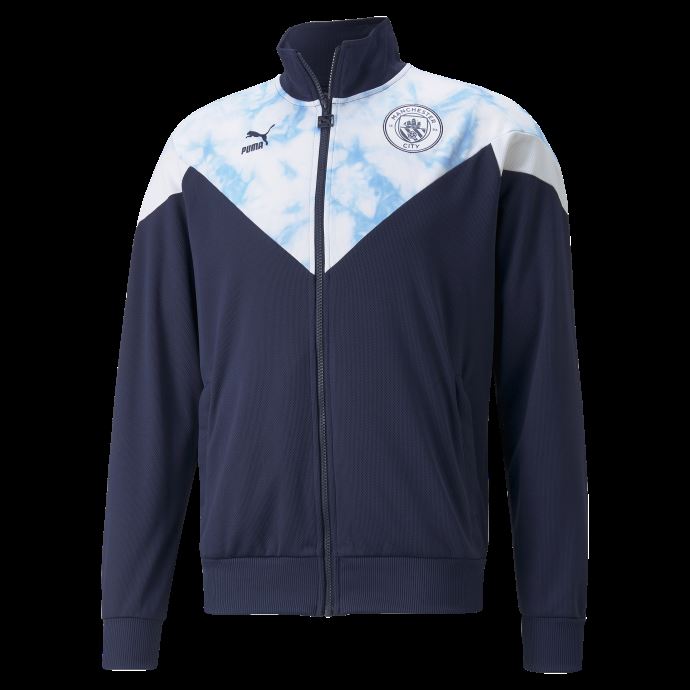 Puma Canada Man City Iconique Mcs Veste De Survêtement De Football Pour Hommes Caban-blanc
