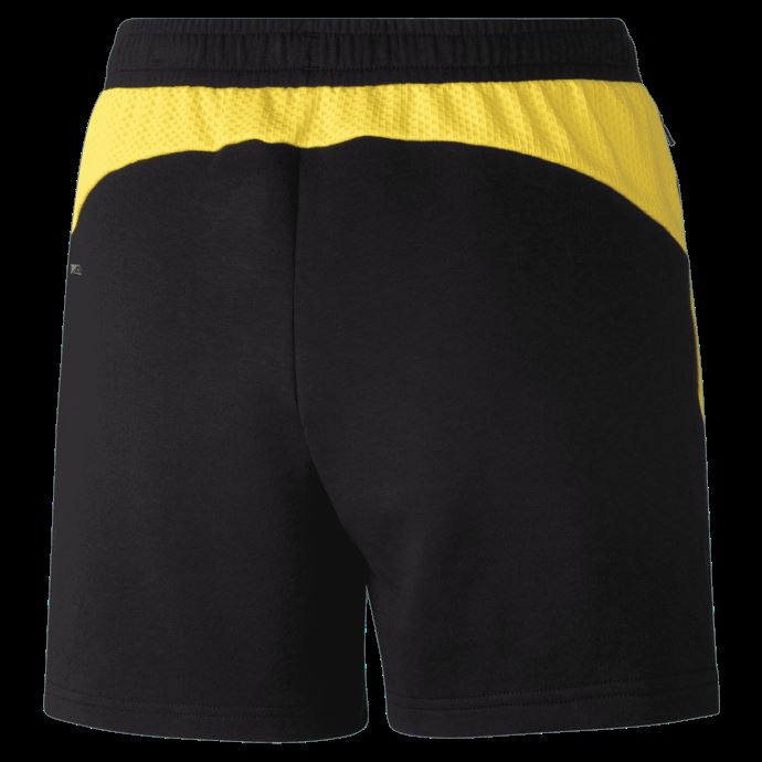 Puma Canada Noir-vibrant Jaune-- Tigres Richmond Fc Short D'entraînement Pour Femme