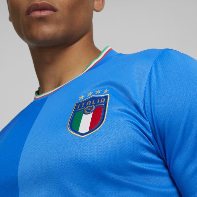 Maillot Domicile Italie 22-23 Réplique Hommes Ignite Bleu-ultra Bleu Puma Canada