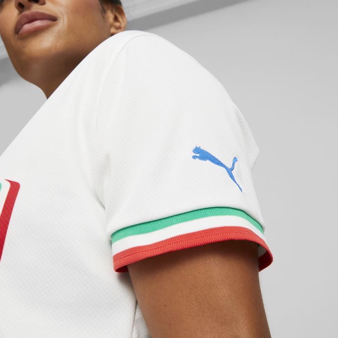 Maillot Italie Extérieur 22-23 Replica Femmes Puma Canada Blanc-ultra Bleu