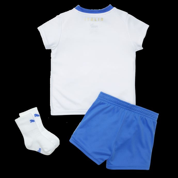 Italy Away 22-23 Kit Bébé Puma Canada Blanc-ultra Bleu