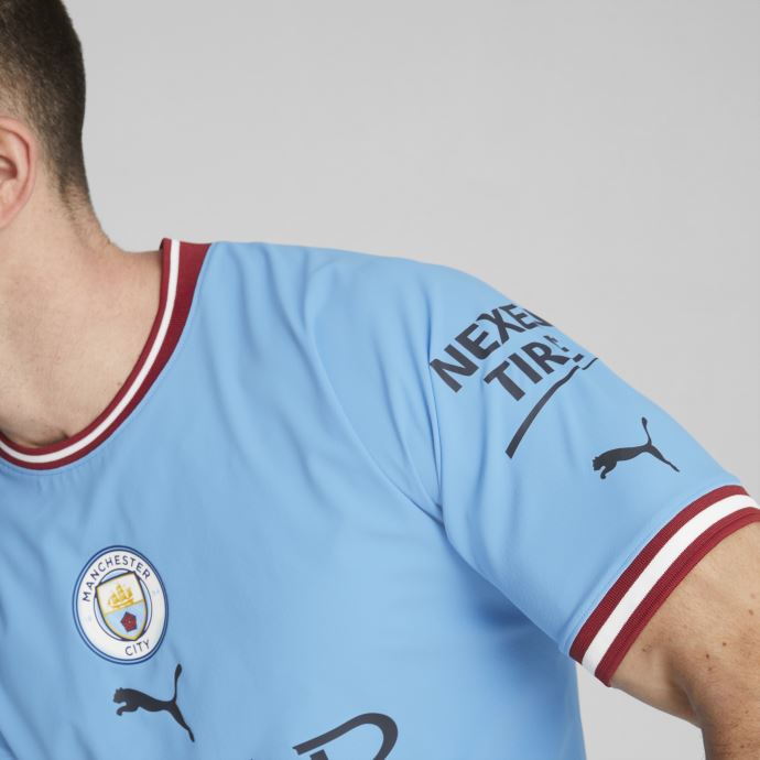 Manchester City F.c. Home 22-23 Maillot Authentique Hommes équipe Bleu Clair-rouge Intense Puma Canada