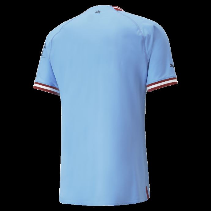 Manchester City F.c. Home 22-23 Maillot Authentique Hommes équipe Bleu Clair-rouge Intense Puma Canada
