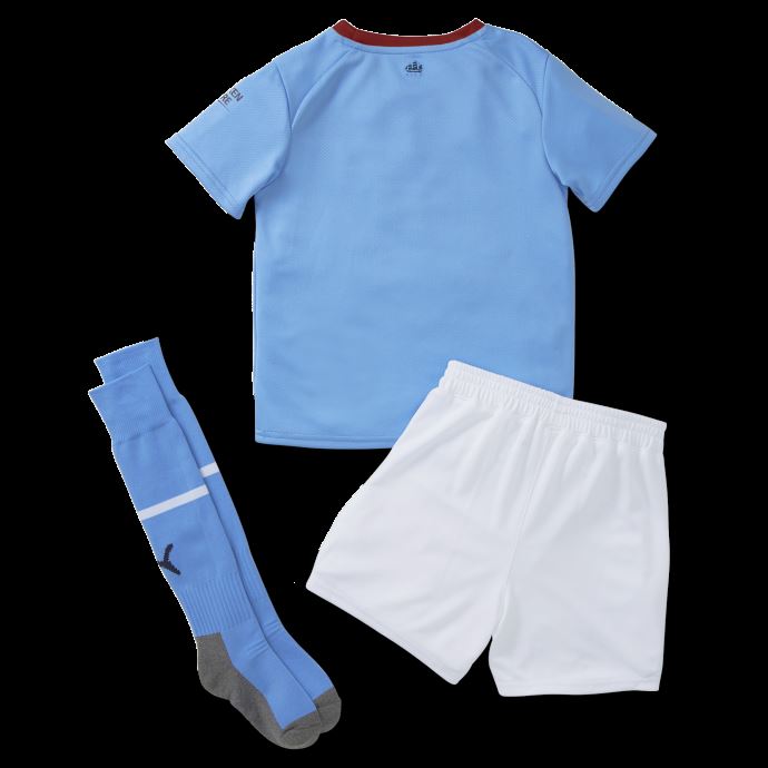 Manchester City F.c. Home 22-23 Mini Kit Puma Canada Team Bleu Clair-rouge Intense