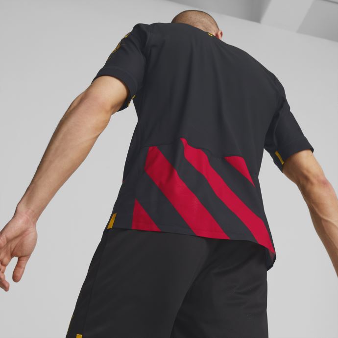 Noir-tango Rouge Puma Canada Manchester City F.c. Extérieur 22-23 Maillot Authentique Hommes