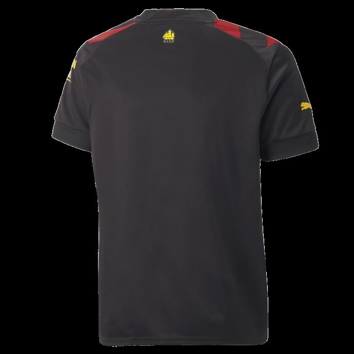 Noir-tango Rouge Puma Canada Manchester City F.c. Extérieur 22-23 Réplique Maillot Jeunesse