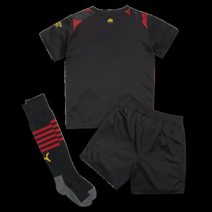 Noir-tango Rouge Puma Canada Manchester City F.c. Loin 22-23 Mini Kit