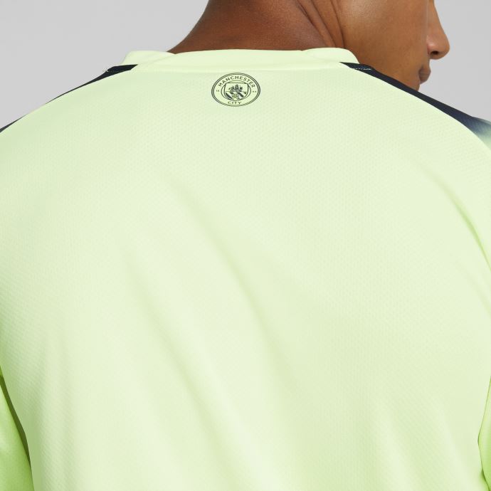 Manchester City F.c. Troisième 22-23 Réplique Maillot Manches Longues Hommes Puma Canada Fizzy Light-parisian Night
