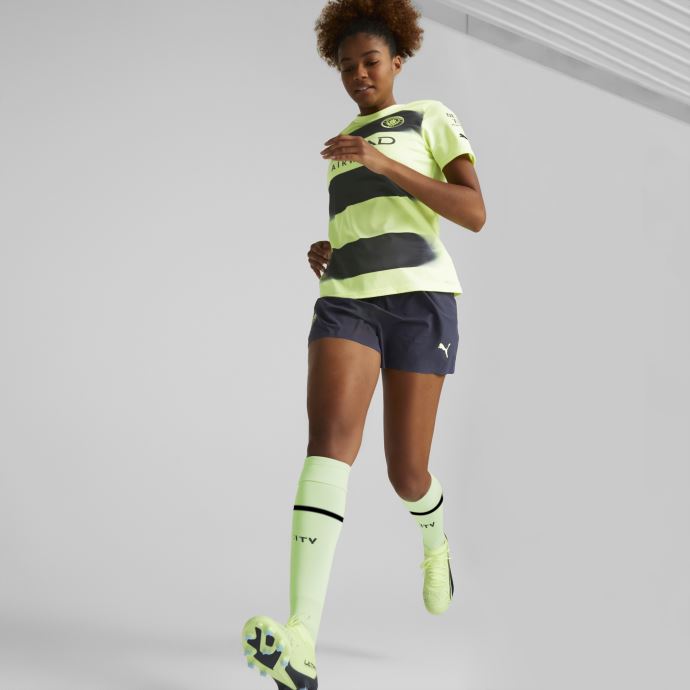 Manchester City F.c. Third 22-23 Replica Jersey Femme Puma Canada Fizzy Light-Parisian Night
