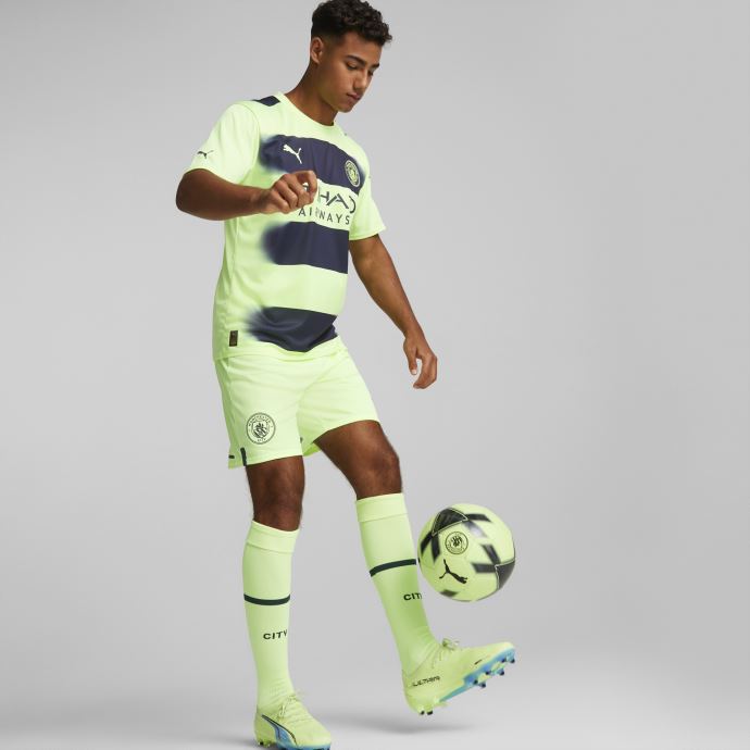 Manchester City F.c. 22-23 Replica Short Homme Puma Canada Fizzy Light-parisian Night
