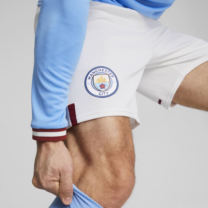 Manchester City F.c. 22-23 Replica Short Hommes Puma Canada Blanc-rouge Intense