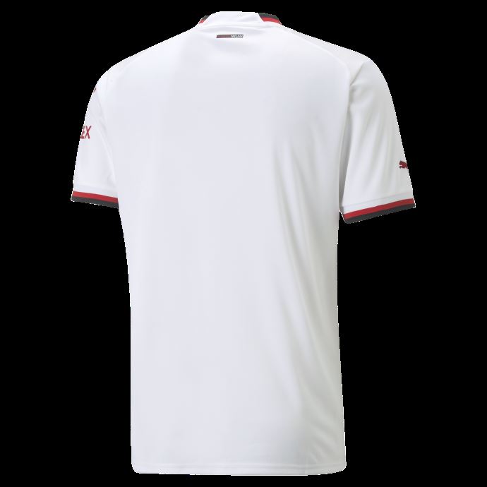 Blanc-tango Rouge Puma Canada A.c. Milan Away 22-23 Réplique Maillot Jeunesse